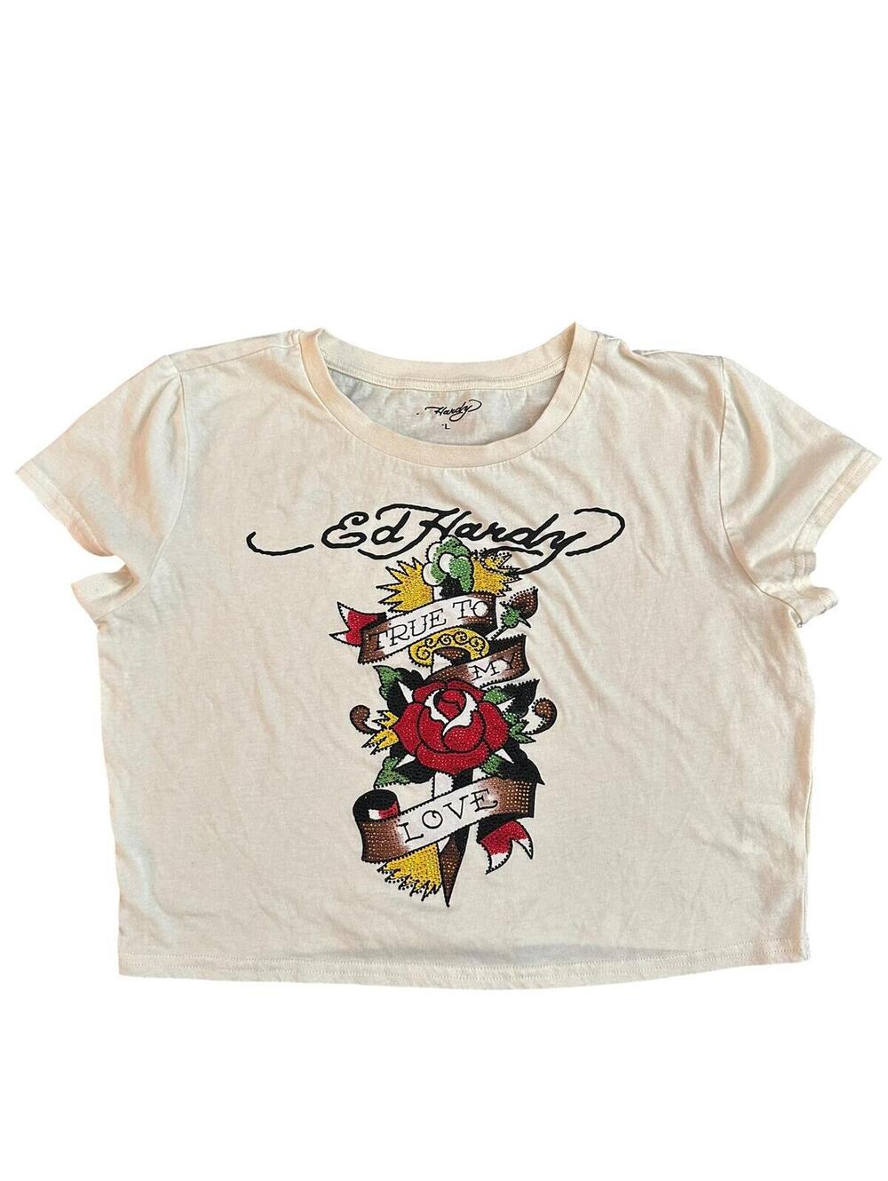 Ed hardy crop top